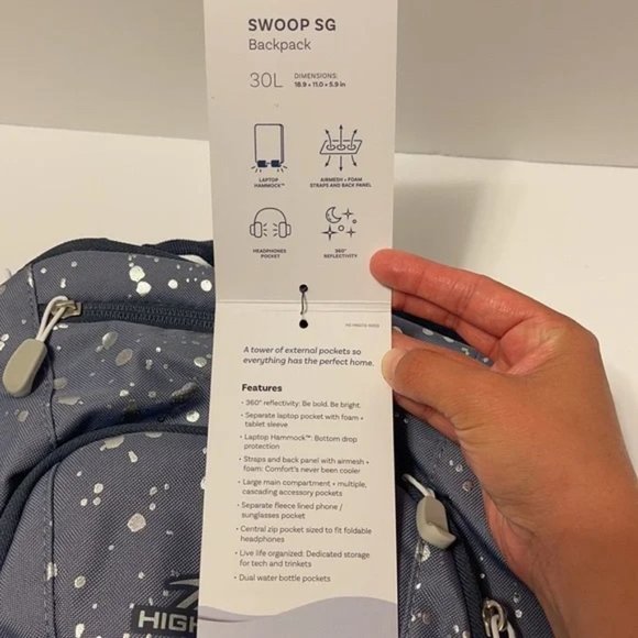 NWT High sierra Swoop SG Backpack